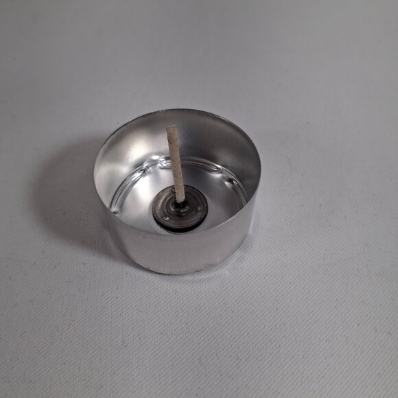 50 Tall Metal Tea Light Cups Kit With 50 Wicks Aluminum Dia37.5 mm x Height 20mm - Picture 8 of 9